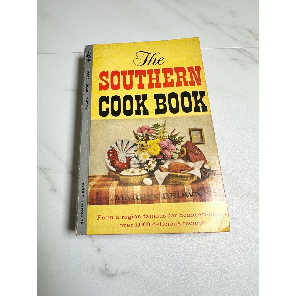 The Southern Cook Book Marion Brown 1965 Pocket Book Vintage Recipes Southern US